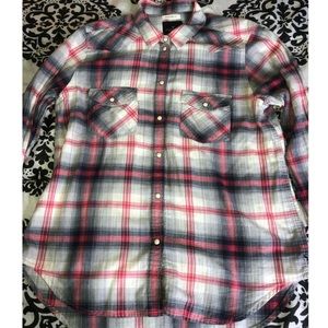 American eagle outfitters plaid button down